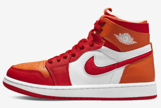 Air Jordan 1 Zoom CMFT Fire Red - Hot Curry-White Release | CT0979-603