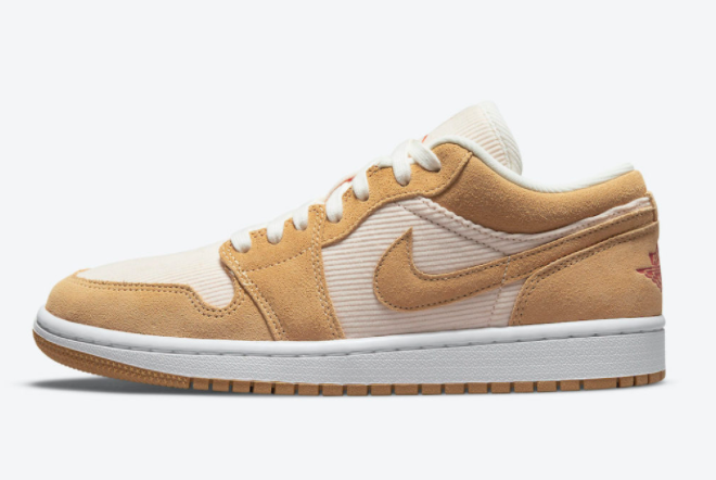 Air Jordan 1 Low Corduroy Suede DH7820-700 - Stylish and Comfortable Footwear