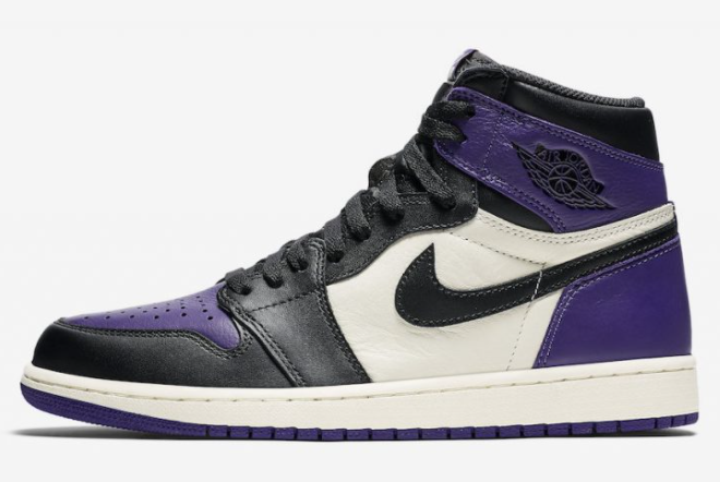 Air Jordan 1 Retro High OG 'Court Purple' 555088-501: Stylish and Iconic Sneakers for Sneakerheads