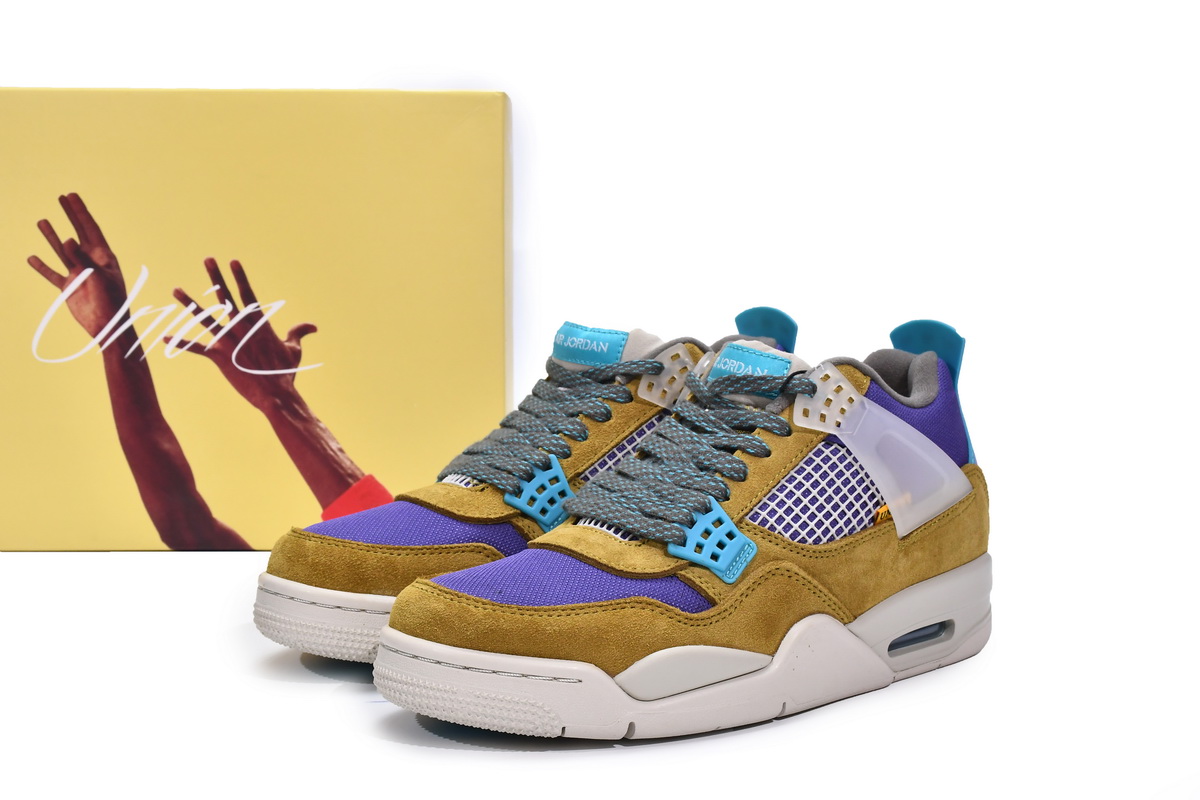 Union LA X Air Jordan 4 Retro 'Desert Moss' - Shop Now for Exclusive Collaboration! Union LA X Air Jordan 4 Retro 'Desert Moss' - Shop Now for Exclusive Collaboration!