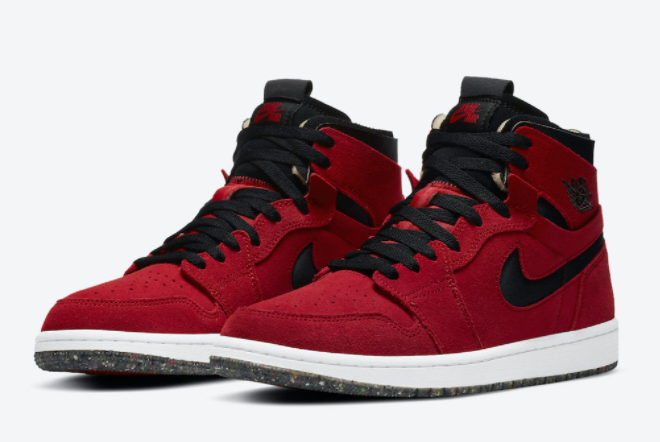 Air Jordan 1 High Zoom Comfort 'Red Suede' CT0978-600: Stylish and Comfortable Sneakers