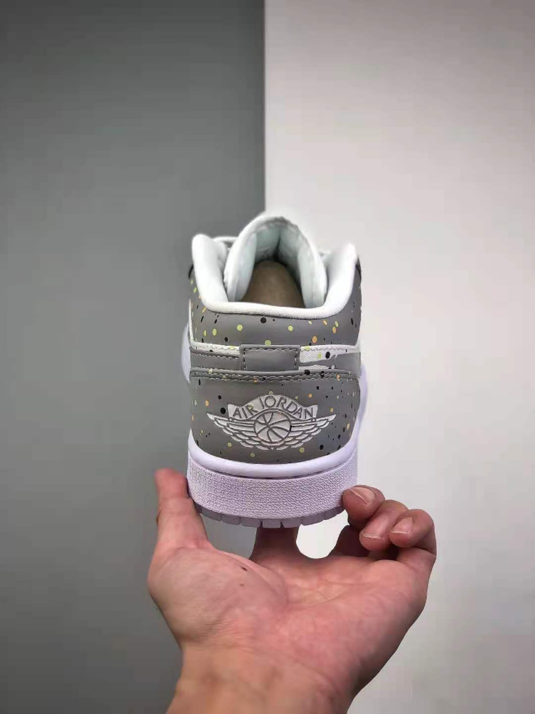 Air Jordan 1 Low Inkjet Summit White Grey DC0774-001 - Exclusive Sneakers for Sale