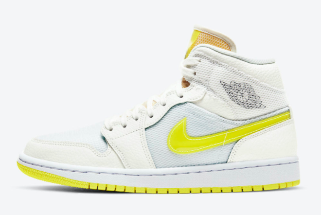 Air Jordan 1 Mid SE 'Voltage Yellow' DB2822-107 - Stylish and Bold Sneakers