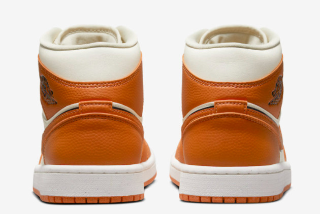 Air Jordan 1 Mid SE 'Sport Spice' Coconut Milk/Sport Spice-Black-Sail - Premium Sneaker for Style Enthusiasts