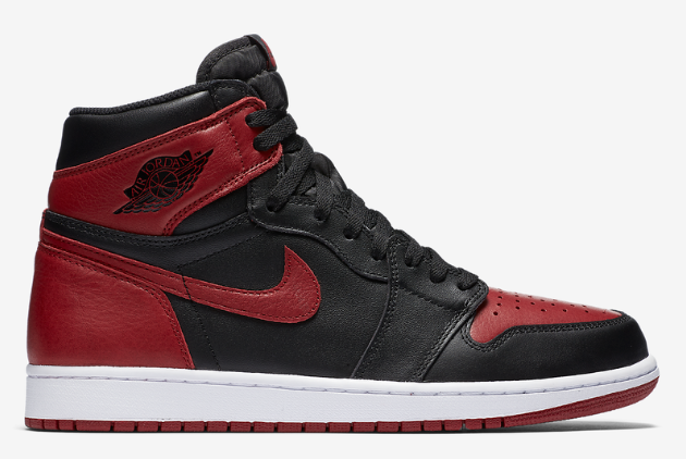 Air Jordan 1 Retro High OG 'Banned' 555088-001 - Iconic Sneakers at Their Finest