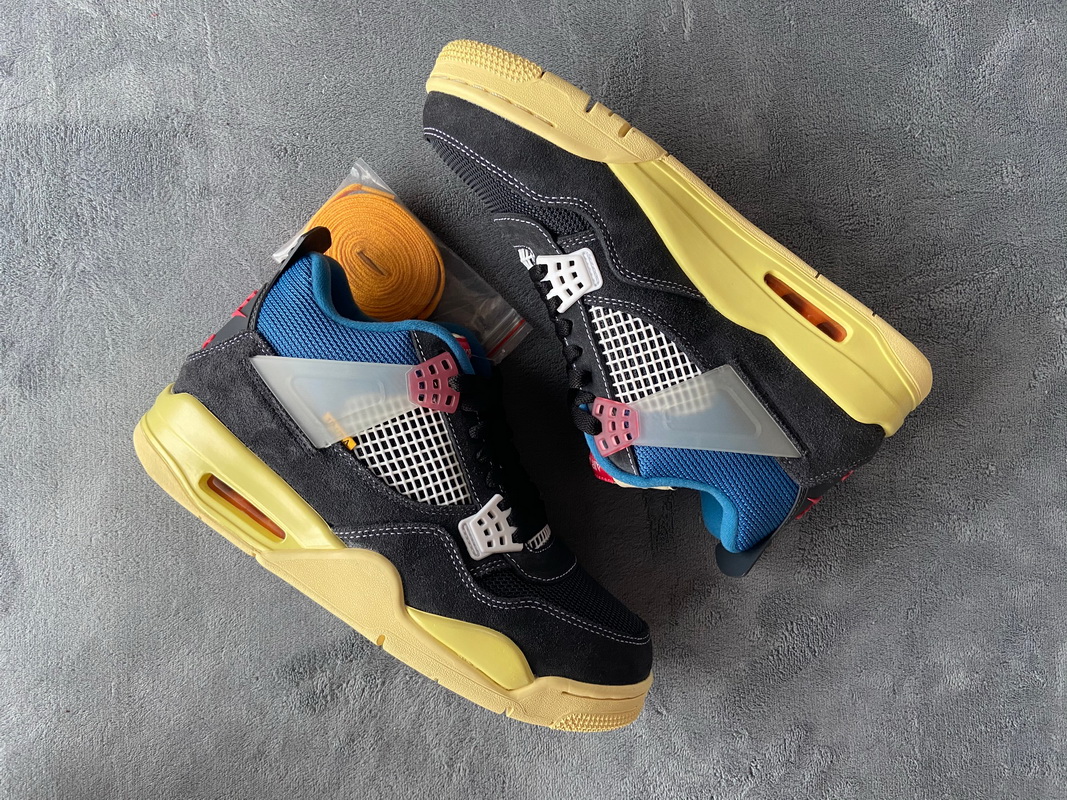 Union LA X Air Jordan 4 Retro 'Off Noir' DC9533-001: Stylish and Classic Sneakers Union LA X Air Jordan 4 Retro 'Off Noir' DC9533-001: Stylish and Classic Sneakers