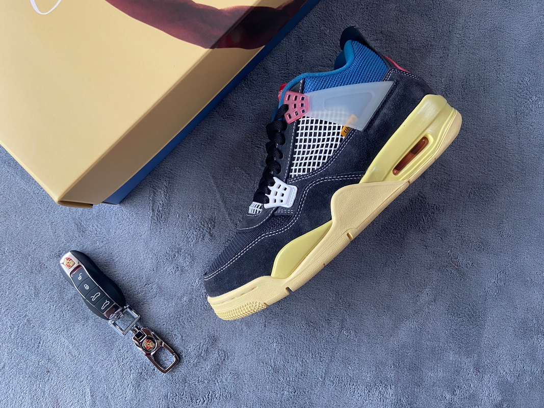 Union LA X Air Jordan 4 Retro 'Off Noir' DC9533-001: Stylish and Classic Sneakers Union LA X Air Jordan 4 Retro 'Off Noir' DC9533-001: Stylish and Classic Sneakers