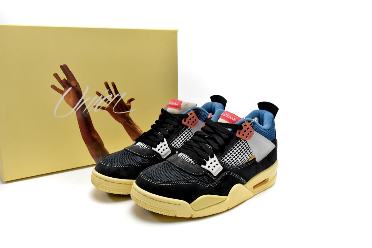 Union LA X Air Jordan 4 Retro 'Off Noir' DC9533-001: Stylish and Classic Sneakers Union LA X Air Jordan 4 Retro 'Off Noir' DC9533-001: Stylish and Classic Sneakers