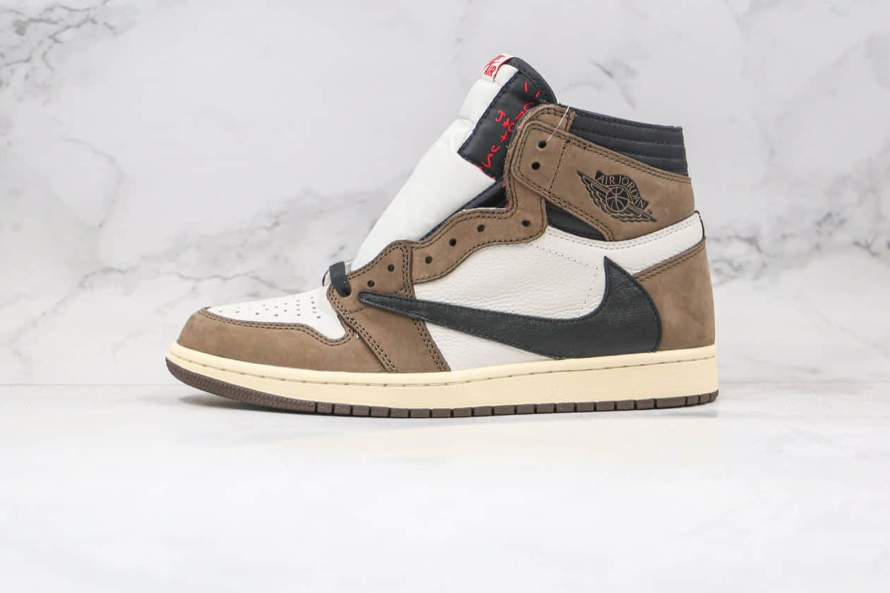 Travis Scott x Air Jordan 1 Retro High OG 'Mocha' CD4487-100: The Ultimate Sneaker Collab!