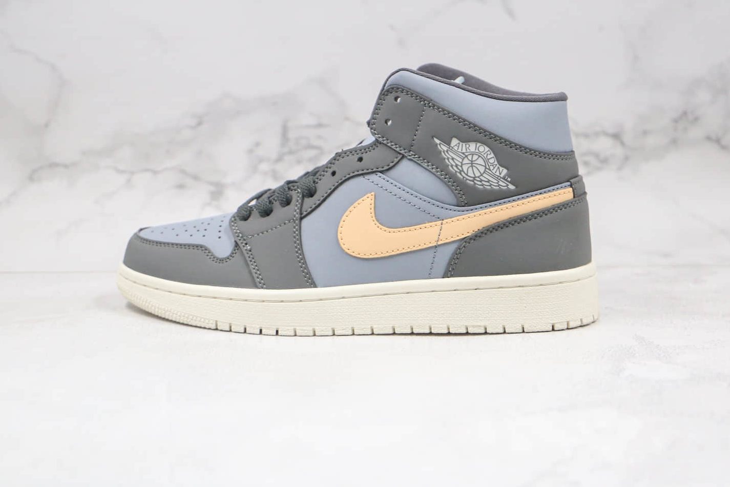 Air Jordan 1 Mid 'Iron Grey Onyx' BQ6472-020 - Premium Sneakers at Best Prices