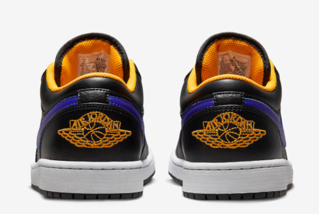 Air Jordan 1 Low 'Dark Concord' Black/Dark Concord-Taxi 553558-075 | Stylish Sneakers for Sale