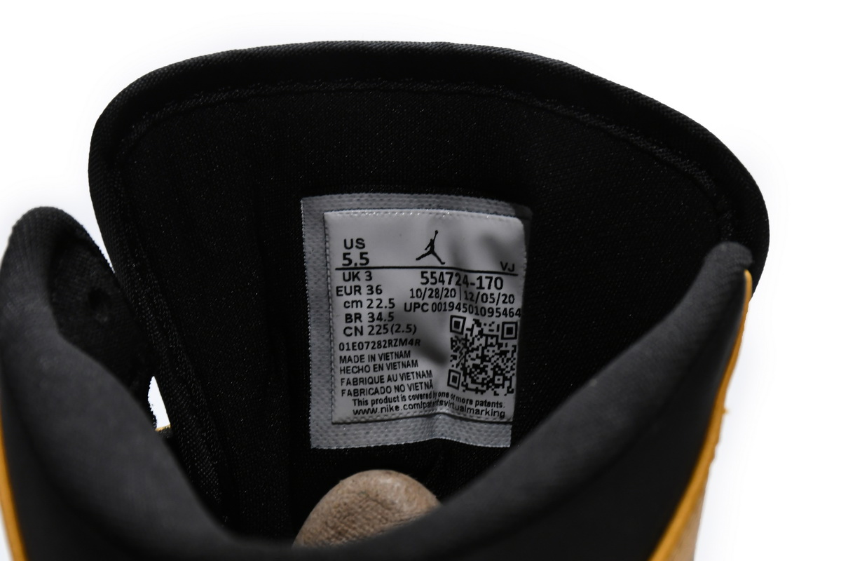 Air Jordan 1 Mid 'University Gold' 554724-170 - Iconic Style and Timeless Appeal for Sneaker Enthusiasts!