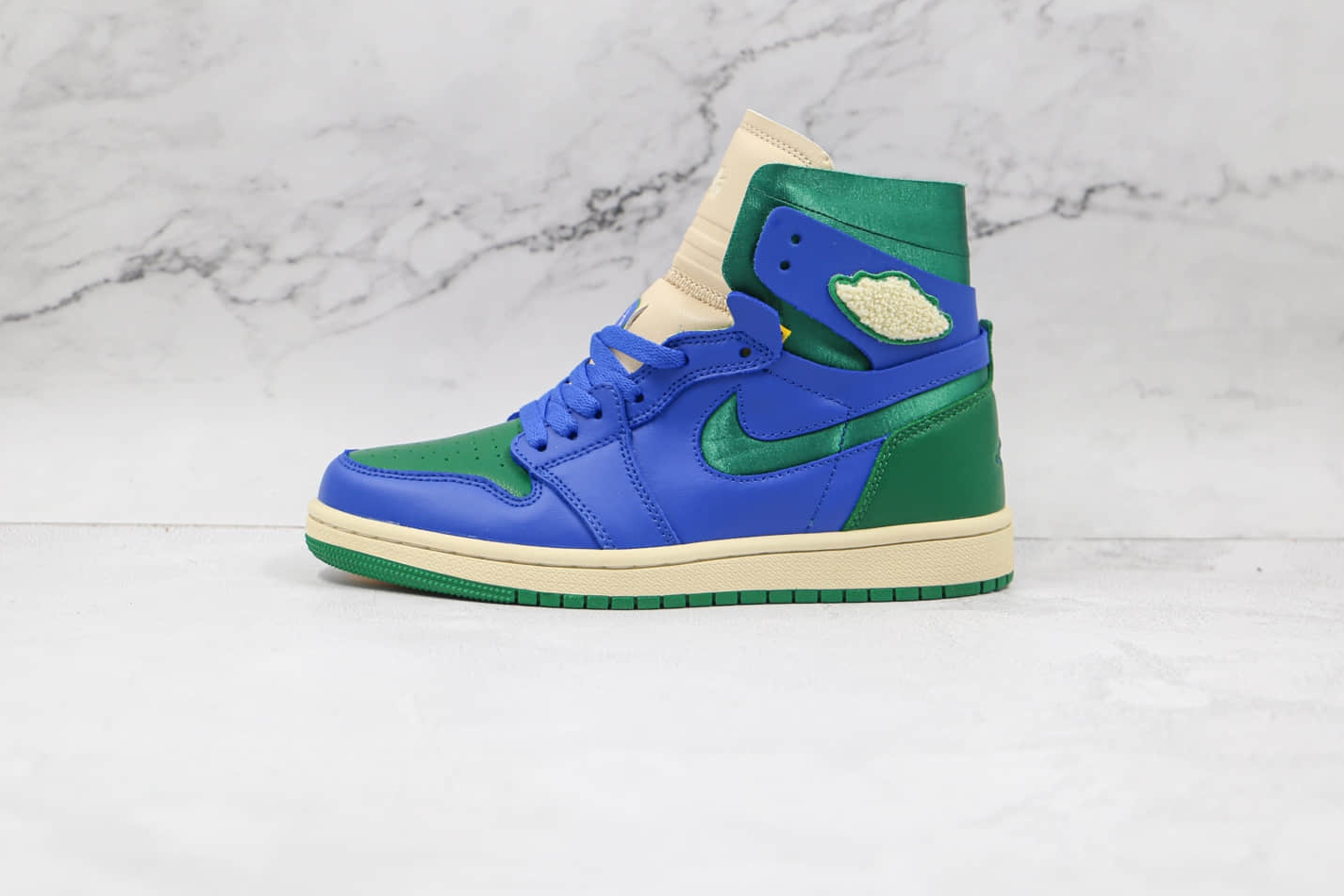 Aleali May x Air Jordan 1 High Zoom Comfort 'Califia' DJ1199-400: Classic Style meets Supreme Comfort