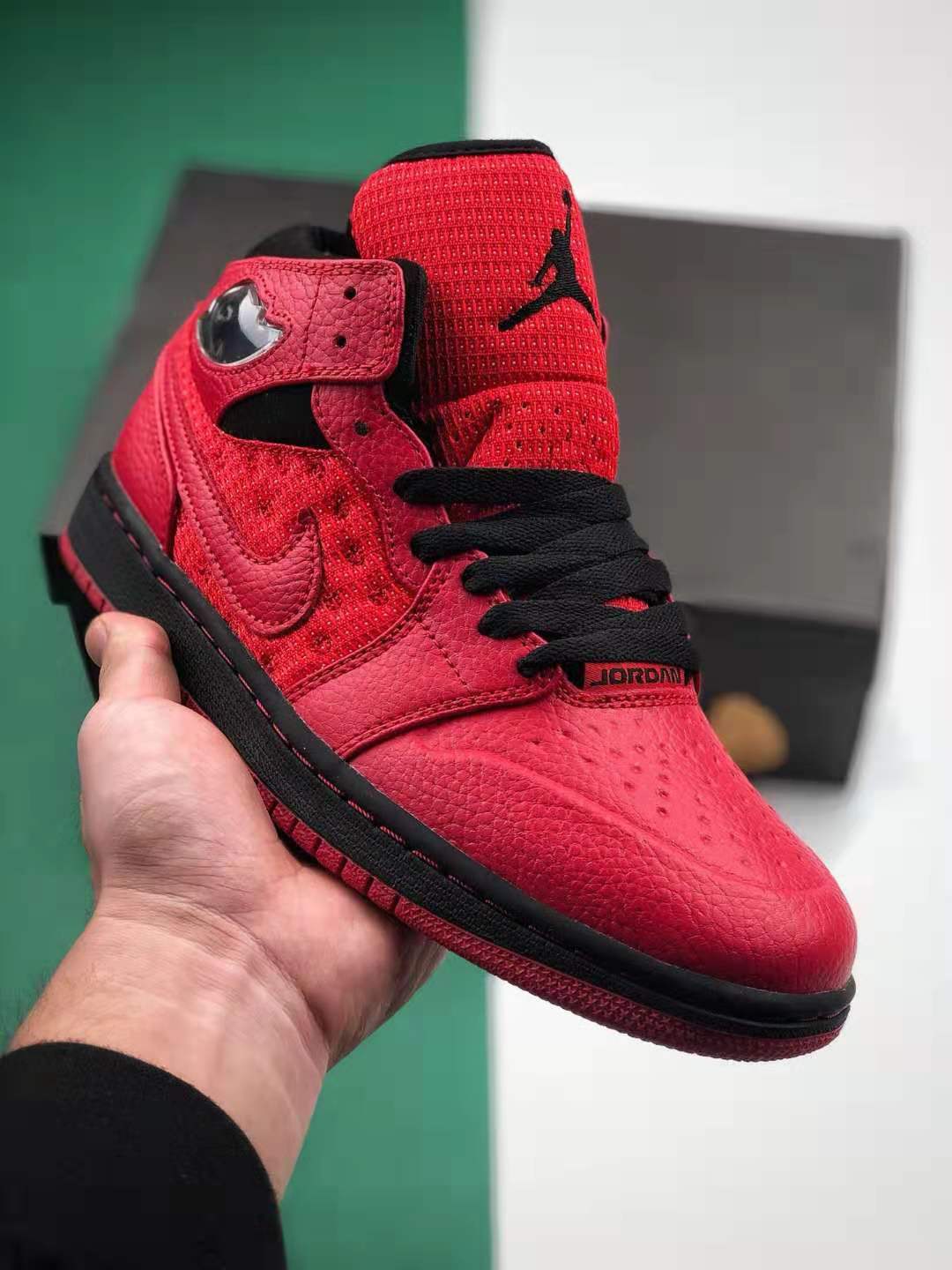 Air Jordan 1 Retro 97 TXT 'Gym Red' 555071-601 - Premium Athletic Sneakers