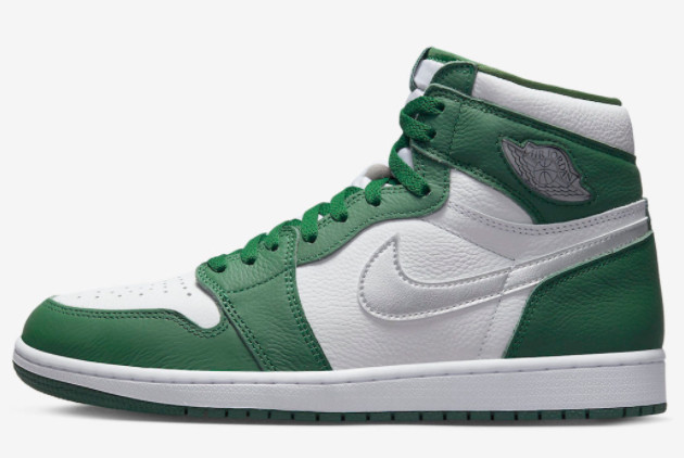 Air Jordan 1 High OG 'Gorge Green' - Stylish Gorge Green/Metallic Silver-White Sneakers