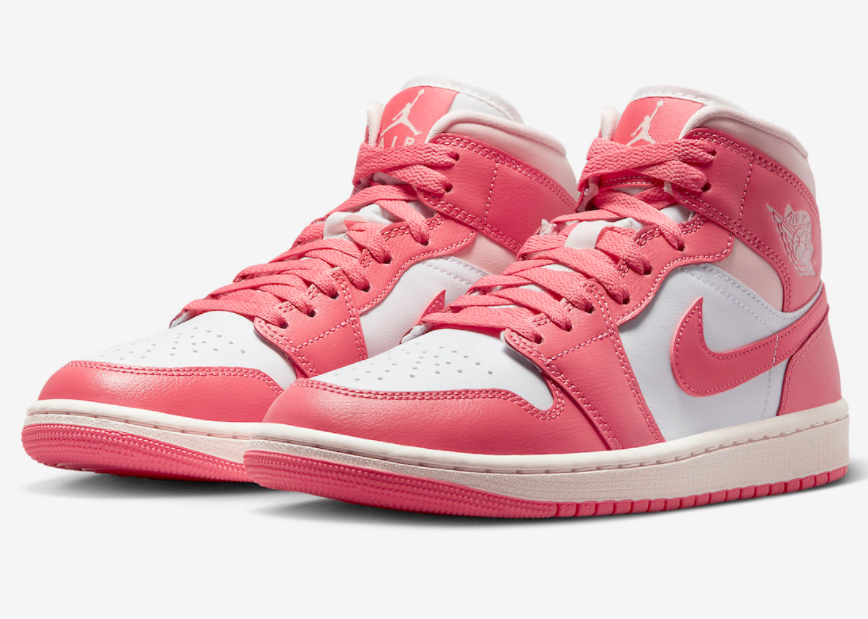 Air Jordan 1 Mid 'Strawberries and Cream' BQ6472-186 - Limited Edition Air Jordan Sneakers