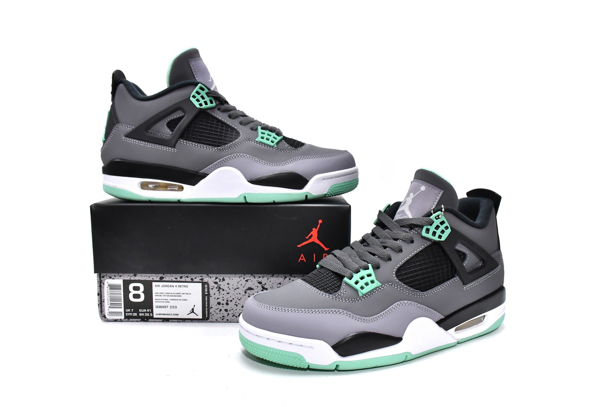 Air Jordan 4 Retro Green Glow 308497-033 | Limited Edition Sneakers Air Jordan 4 Retro Green Glow 308497-033 | Limited Edition Sneakers