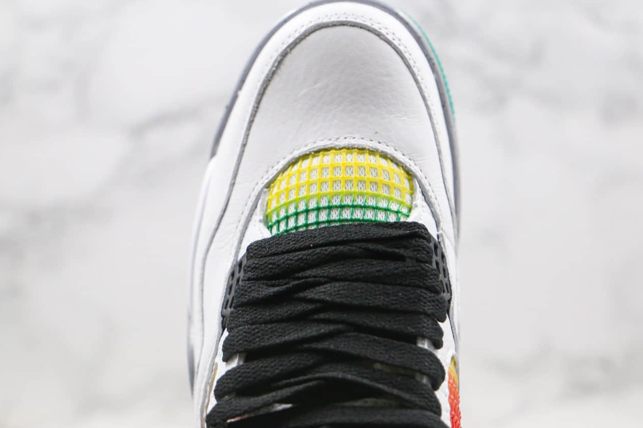 Air Jordan 4 Retro Rasta AQ9129-100 - Stylish & Iconic Sneakers Air Jordan 4 Retro Rasta AQ9129-100 - Stylish & Iconic Sneakers