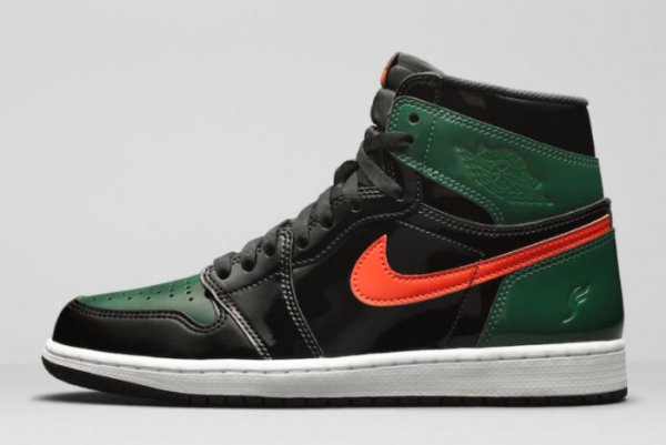 SoleFly x Air Jordan 1 Retro High OG Black/Team Orange-Fir AV3905-038 - Limited Edition Collaboration | Shop Now!