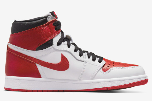Air Jordan 1 High OG 'Heritage' White/University Red-Black - Shop Now!