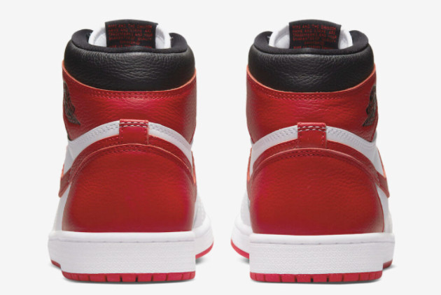 Air Jordan 1 High OG 'Heritage' White/University Red-Black - Shop Now!