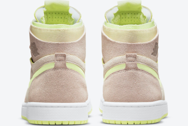 Women's Air Jordan 1 Zoom CMFT 'Lemon Twist' Pearl White - Limited Edition Sneakers Women's Air Jordan 1 Zoom CMFT 'Lemon Twist' Pearl White - Limited Edition Sneakers