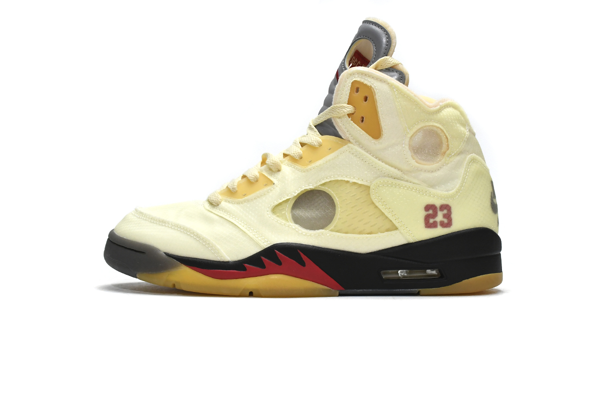 Off-White X Air Jordan 5 SP 'Sail' DH8565-100