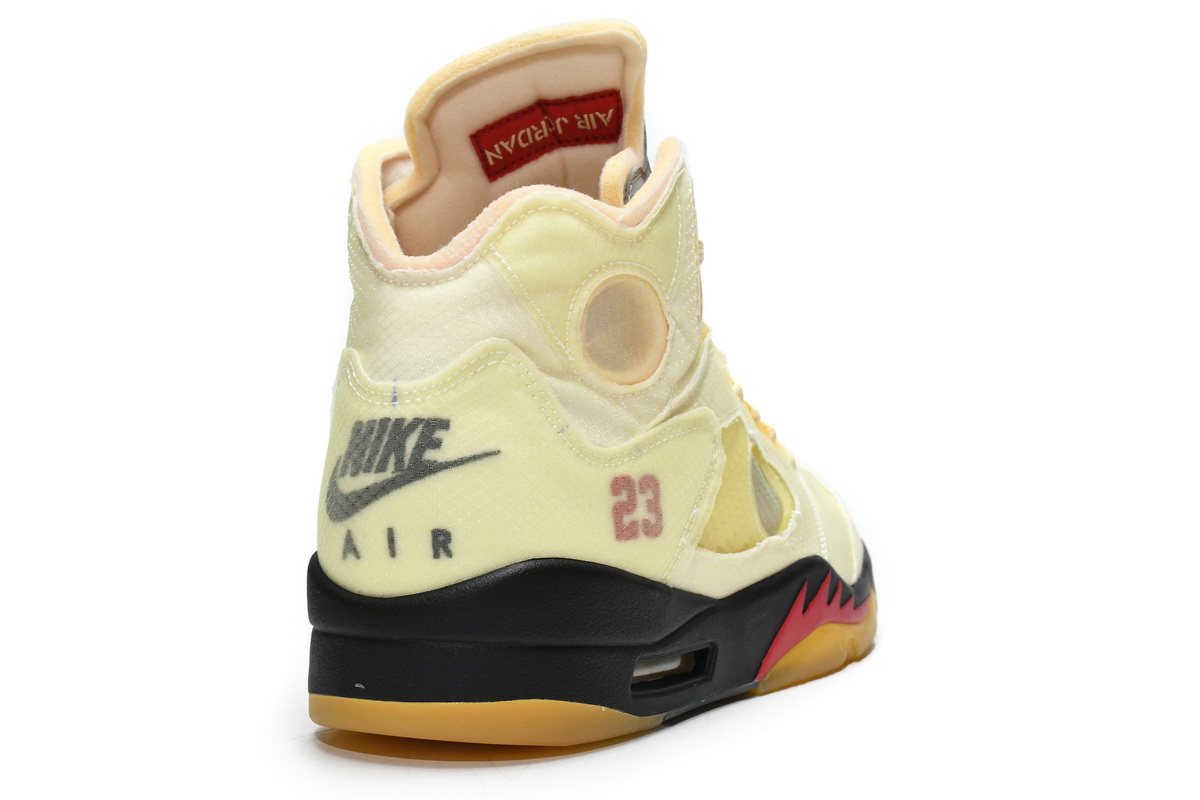 Off-White X Air Jordan 5 SP 'Sail' DH8565-100: Iconic Collaboration with Contemporary Style