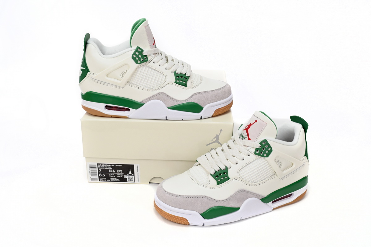 Air Jordan 4 Retro SB 'Pine Green' DR5415-103 - Exclusive Sneaker in Vibrant Green Shade! Air Jordan 4 Retro SB 'Pine Green' DR5415-103 - Exclusive Sneaker in Vibrant Green Shade!