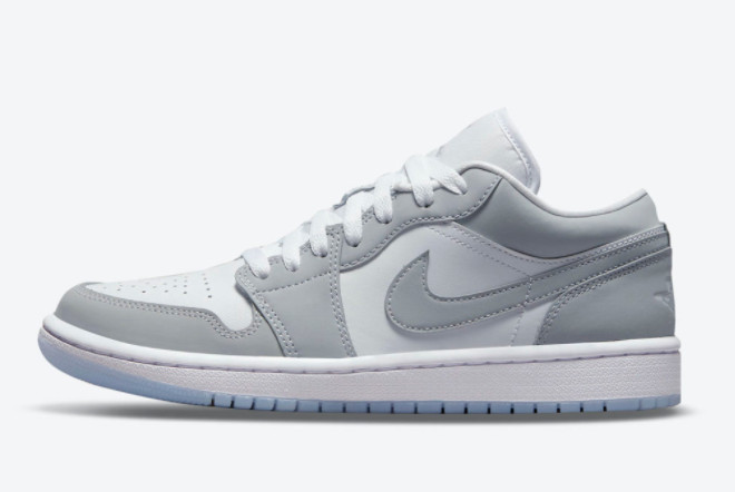 Air Jordan 1 Low WMNS 'Wolf Grey' White/Wolf Grey-Aluminum DC0774-105 - Urban Style for Women