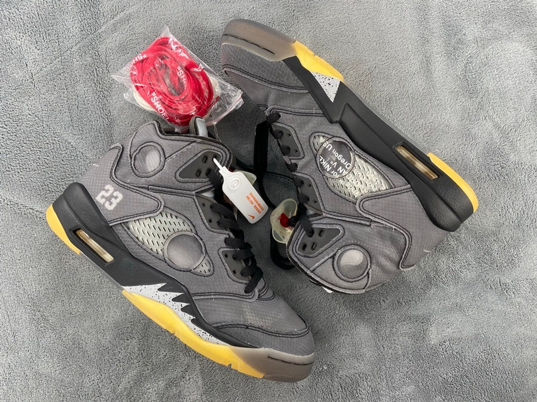 Off-White X Air Jordan 5 Retro SP 'Muslin' CT8480-001 - Limited Edition Collaboration!