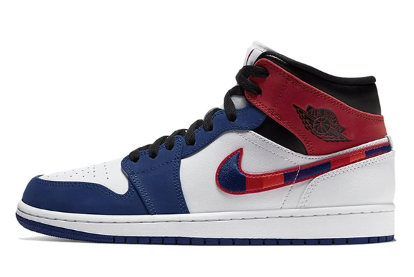 Air Jordan 1 Mid 'Multicolored Swoosh' 852542-146 | Stylish and Vibrant Sneakers