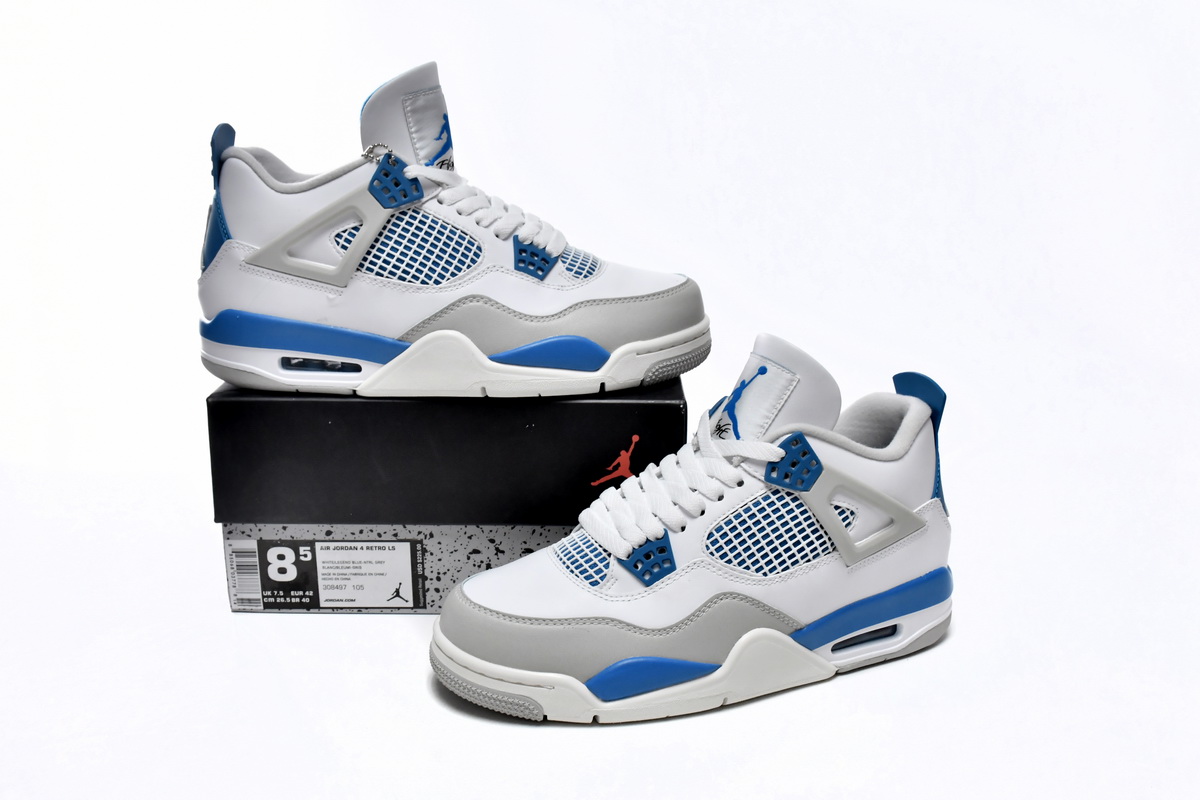 Air Jordan 4 Retro 'Military Blue' 2012 308497-105 - Limited Edition Classic Sneakers Air Jordan 4 Retro 'Military Blue' 2012 308497-105 - Limited Edition Classic Sneakers