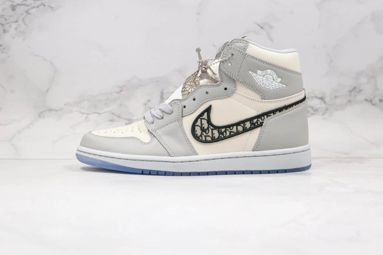 Nike Dior x Air Jordan 1 High OG Grey CN8607-002 - Premium Collaboration Sneaker