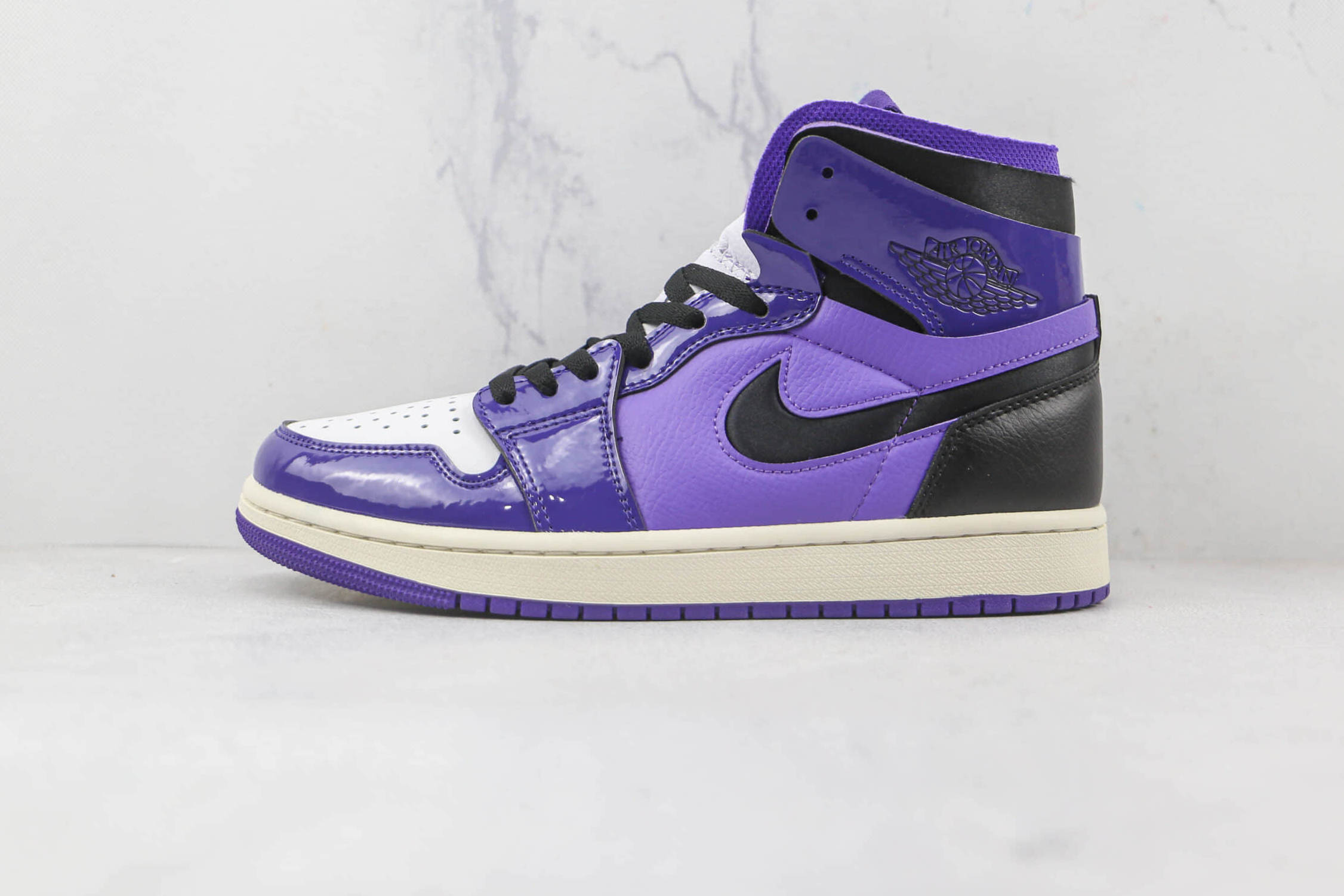 Air Jordan 1 Zoom Comfort 'Court Purple Patent': Get Supreme Comfort in Style