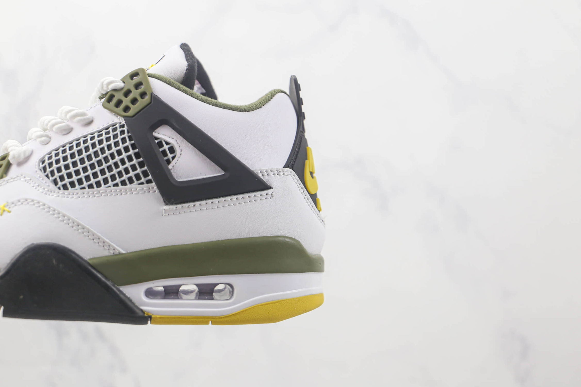 Air Jordan 4 Retro Yellow Green - White Black: Stylish CT8527-900 Shoes Air Jordan 4 Retro Yellow Green - White Black: Stylish CT8527-900 Shoes