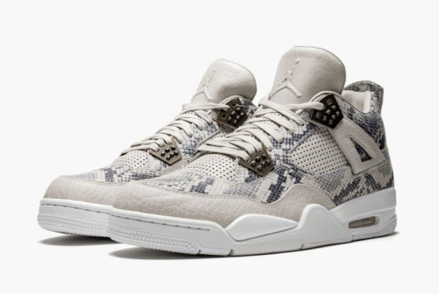 Air Jordan 4 Premium Snakeskin Light Bone-White 807219-008 Air Jordan 4 Premium Snakeskin Light Bone-White 807219-008