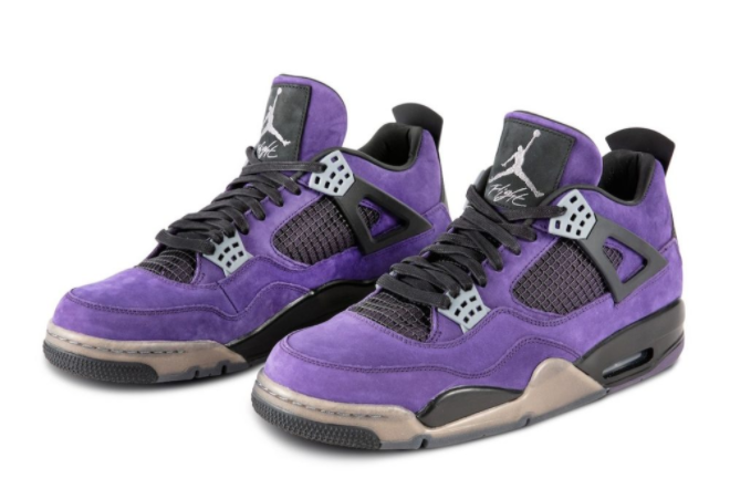 Travis Scott x Air Jordan 4 Retro 'Purple Suede' - Limited Edition Release Travis Scott x Air Jordan 4 Retro 'Purple Suede' - Limited Edition Release