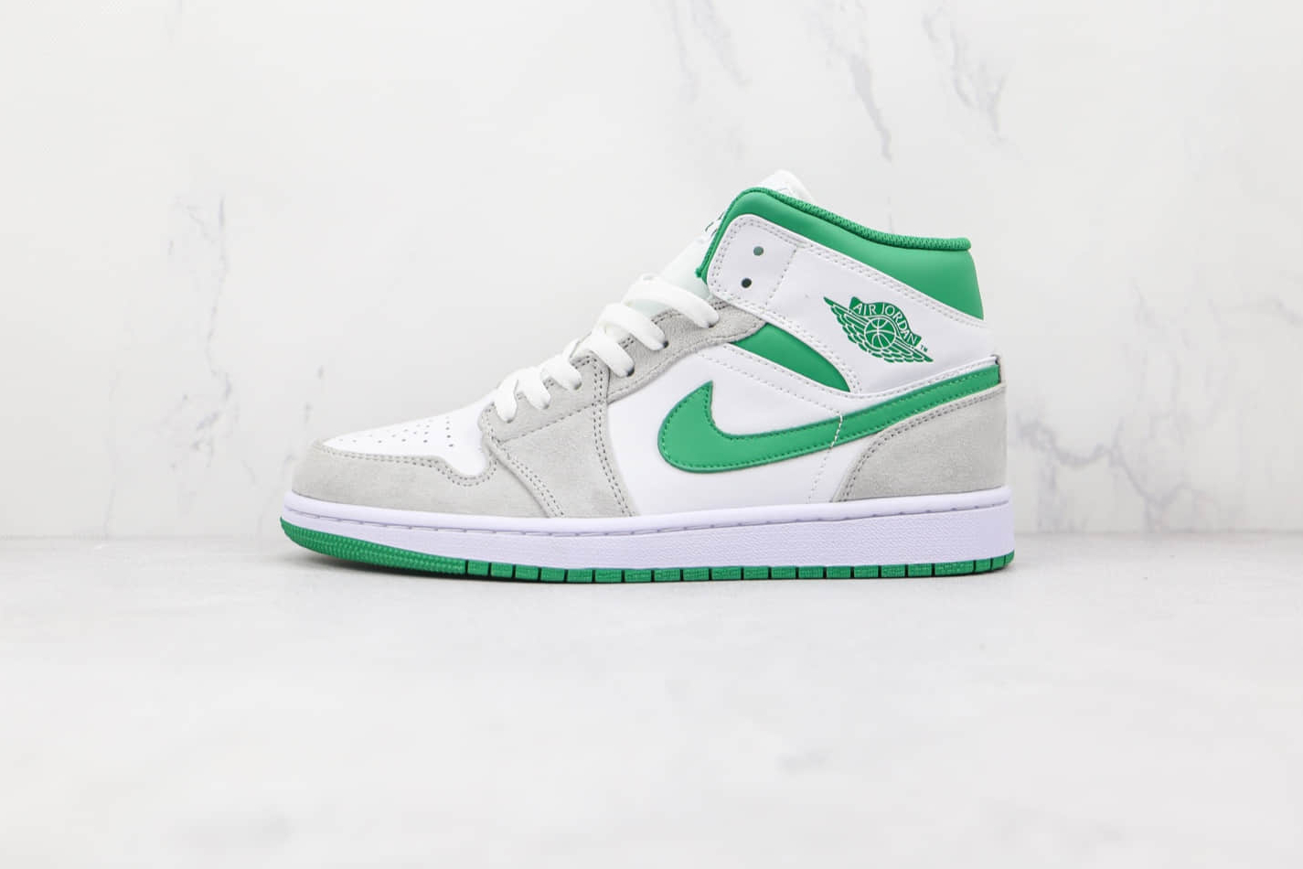 Air Jordan 1 Mid SE 'Grey Pine Green' DC7294-103 - Premium Sneaker in Stylish Shades