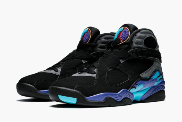 Air Jordan 8 'Aqua' Black/True Red-Fling Grey-Bright Concord 305381-025 - Exceptional Style and Performance Air Jordan 8 'Aqua' Black/True Red-Fling Grey-Bright Concord 305381-025 - Exceptional Style and Performance