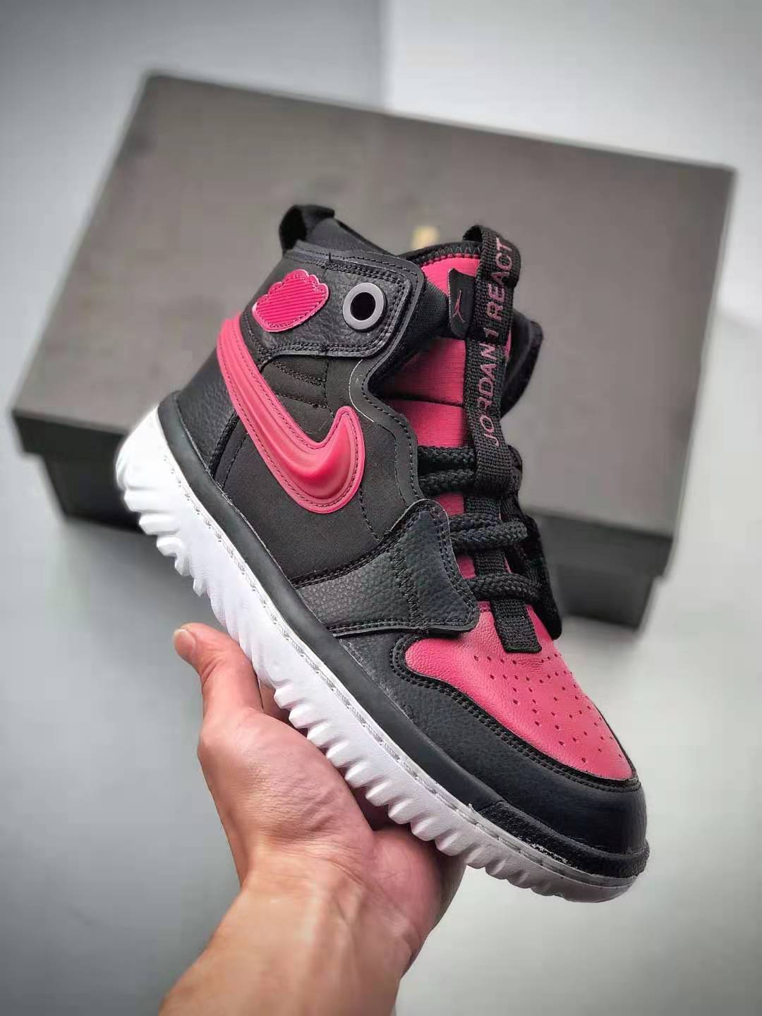 Air Jordan 1 React 'Noble Red' AR5321-006: Premium Sneakers for Unmatched Style