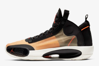 Air Jordan 34 XXXIV PF 'Amber Rise' BQ3381-800 - Stylish and High-Performance Basketball Sneakers