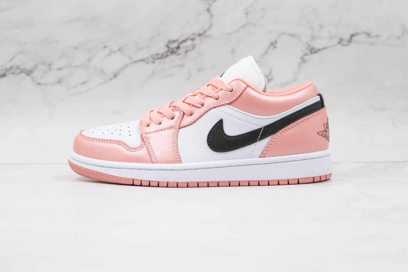Air Jordan 1 Low 'Light Arctic Pink White' 553560-800: Stylish and Elegant Sneakers Available Now