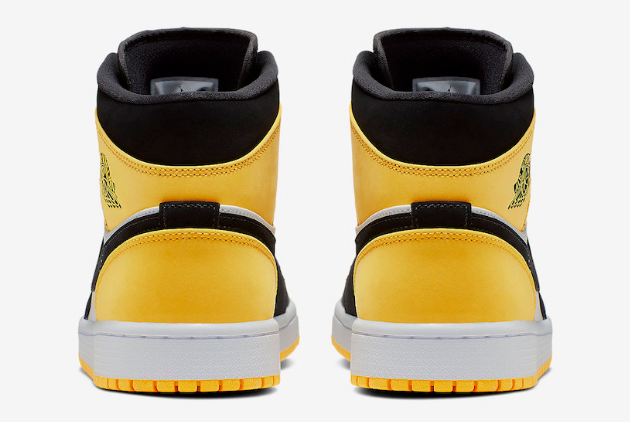 Air Jordan 1 Mid SE 'Yellow Toe' 852542-071 - Authentic Sneakers for Men