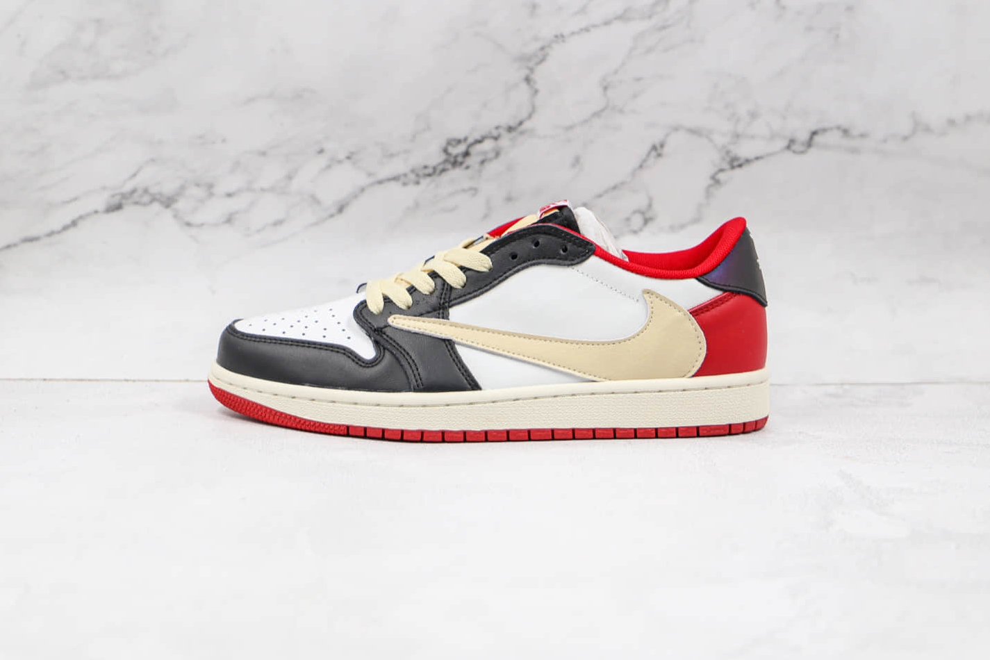 Fragment x Travis Scott x Air Jordan 1 TS White Black University Red CQ4278-088 | Limited Edition Collaboration