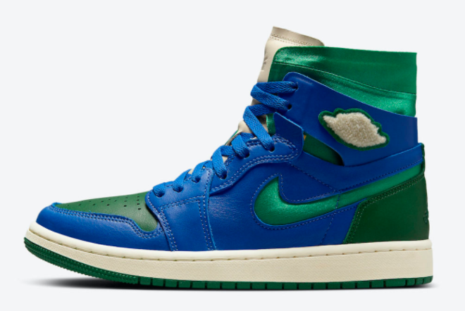Aleali May x Air Jordan 1 Zoom Comfort Green/Royal Blue DJ1199-400 - Shop Now!