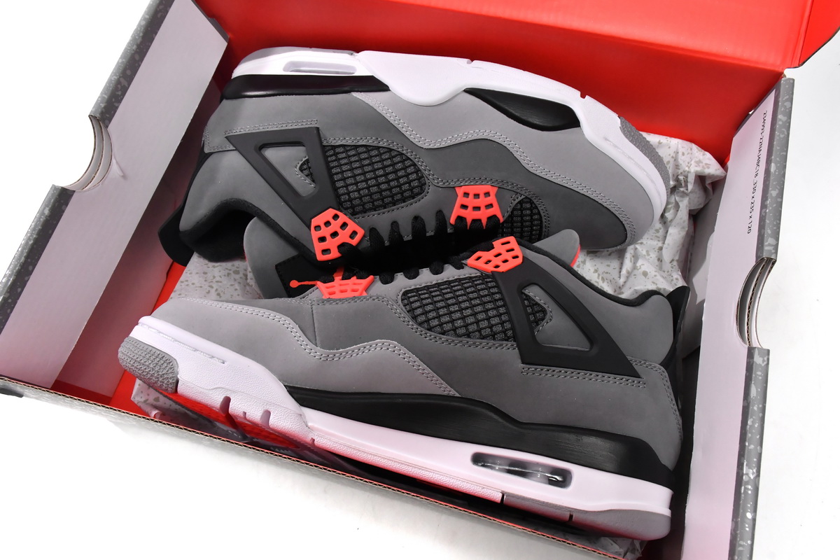 Air Jordan 4 Retro 'Infrared' DH6927-061: Classic Style with Infrared Accents Air Jordan 4 Retro 'Infrared' DH6927-061: Classic Style with Infrared Accents