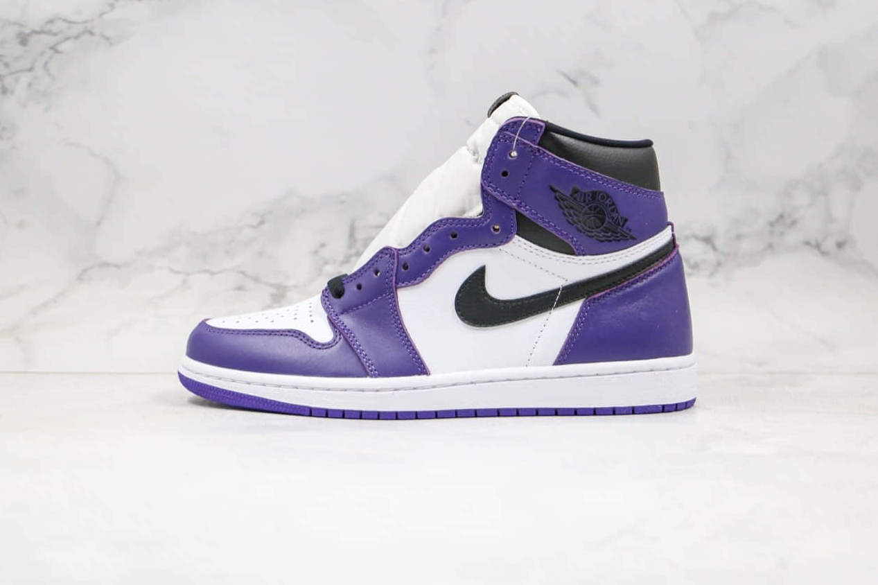 Air Jordan 1 Retro High OG Court Purple 2.0 555088-500 - Iconic Sneaker for the Modern Athlete
