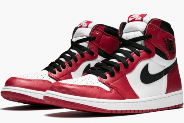 Air Jordan 1 Retro High OG 'Chicago' 555088-101 - Iconic Red and White Colorway for Classic Sneaker Enthusiasts