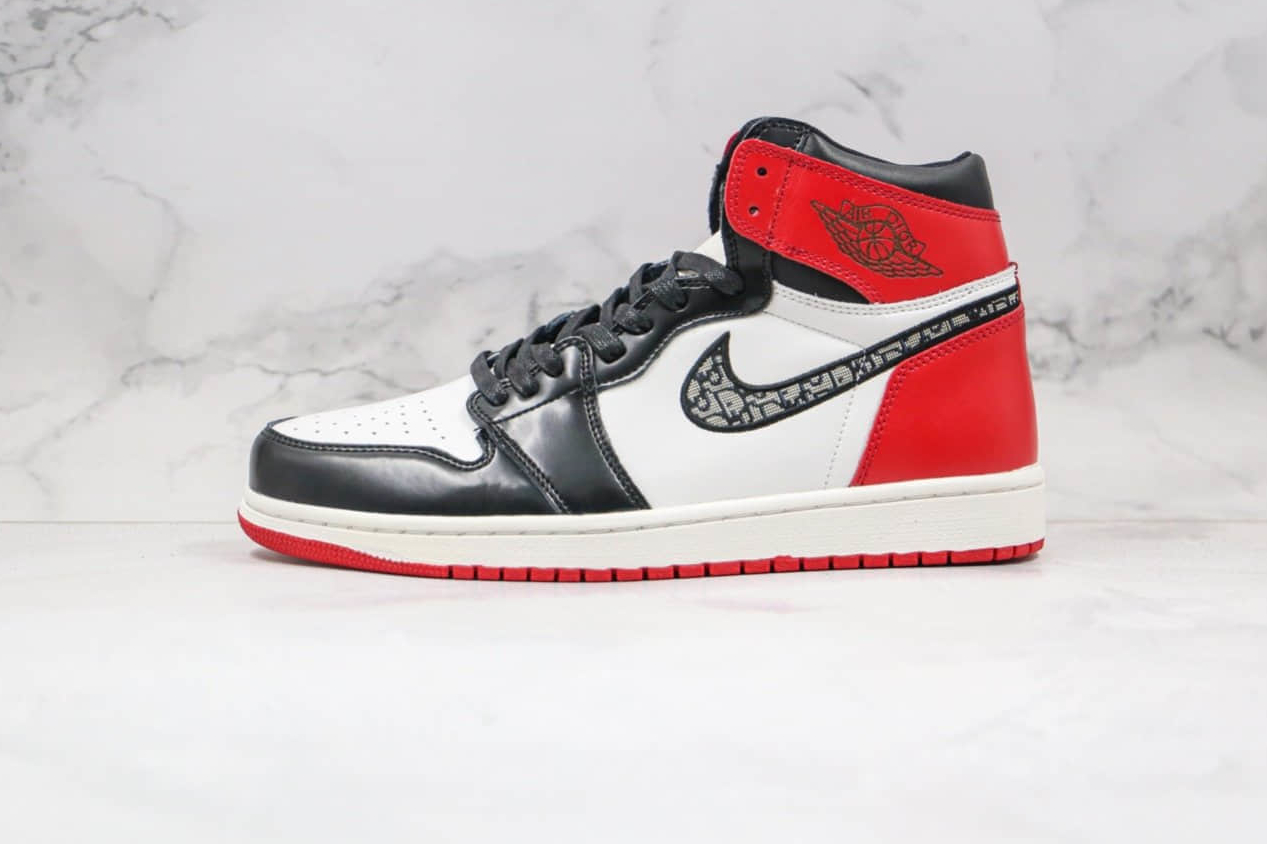 Dior Air Jordan 1 High White Red Black Mens Basketball Shoes CN8607-006 | Stylish and High-Performance Footwear